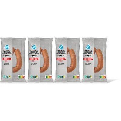 AH Gelderse slagersrookworst 4-pack
