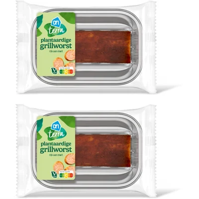 AH Terra Plantaardige grillworst stuk 2-pack