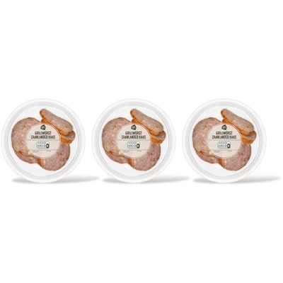 AH Grillworst Zaanlander kaas 3-pack