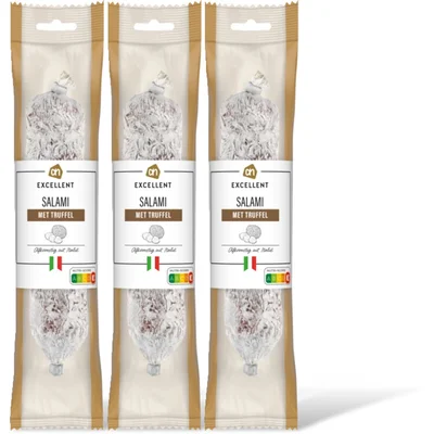 AH Excellent Salami met truffel 3-pack