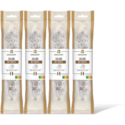 AH Excellent Salami met truffel 4-pack