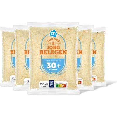 AH Goudse jong belegen 30+ geraspt 5-pack