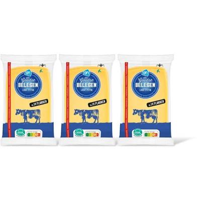 AH Goudse belegen 48+ plakken groot 3-pack