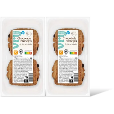 AH Glutenvrij Chocolade broodjes 2-pack