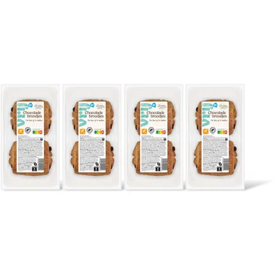 AH Glutenvrij Chocolade broodjes 4-pack