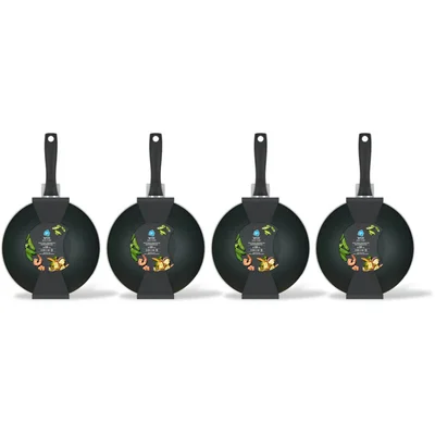 AH Wok easy chef 28cm 4-pack