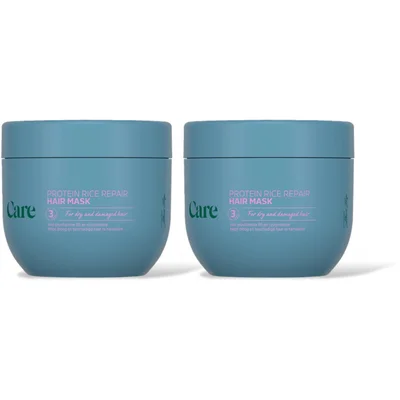 Care Protein rice repair hair mask 2-pack