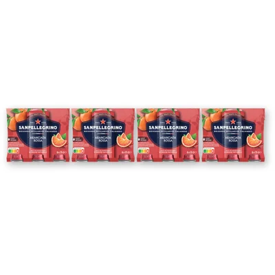 S. Pellegrino Aranciata rossa 6-pack 4-pack
