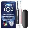 Oral-B iO 3 Zwart & Roze Duo Elektrische Tandenborstels