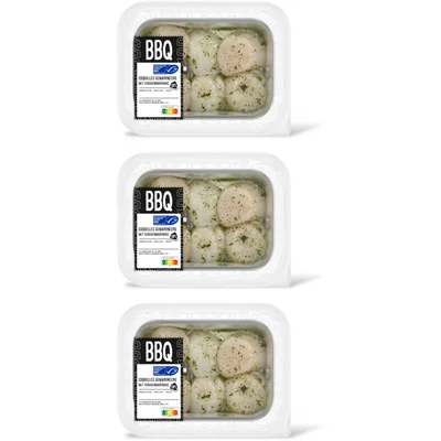 AH BBQ coquilles gemarineerd 3-pack
