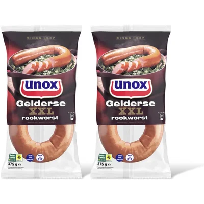 Unox Rookworst Gelders varken 2-pack