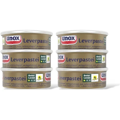 Unox Leverpastei 6-pack