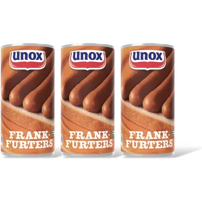 Unox Frankfurters 3-pack