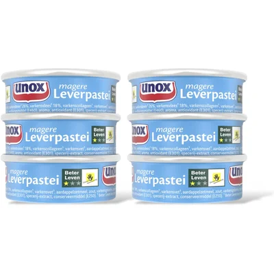 Unox Magere leverpastei 2-pack
