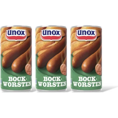 Unox Bockworsten 3-pack