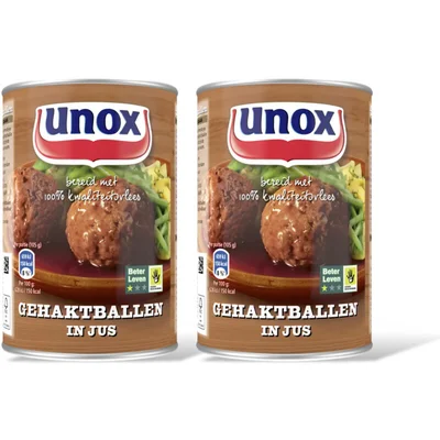 Unox Gehaktballen in jus 2-pack