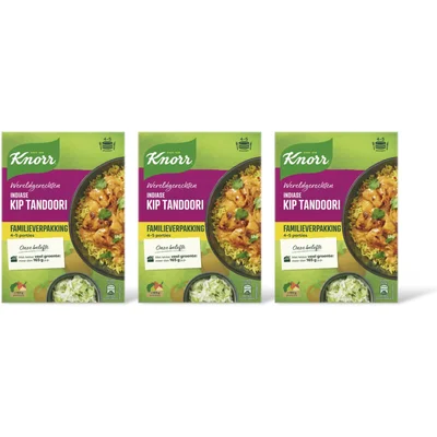 Knorr Indiase kip tandoori XL 3-pack
