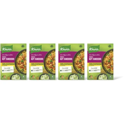 Knorr Indiase kip tandoori XL 4-pack