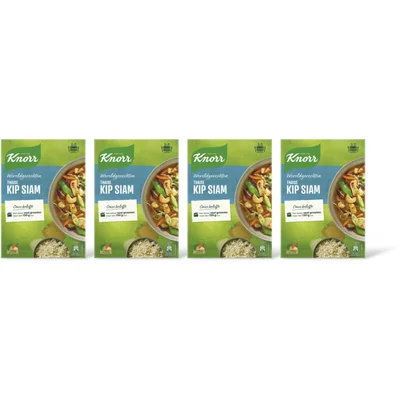 Knorr Wereldgerechten Thaise kip siam 4-pack