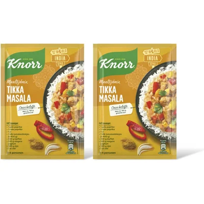 Knorr Maaltijdmix tikka masala 2-pack