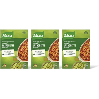 Knorr Lasagnette napoletana 3-pack