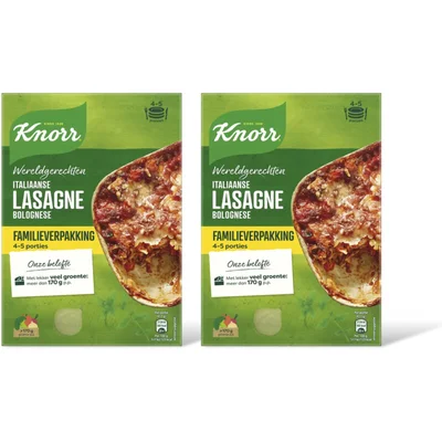 Knorr Lasagne bolognese XL 2-pack