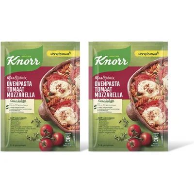 Knorr Ovenpasta tomaat mozzarella 2-pack