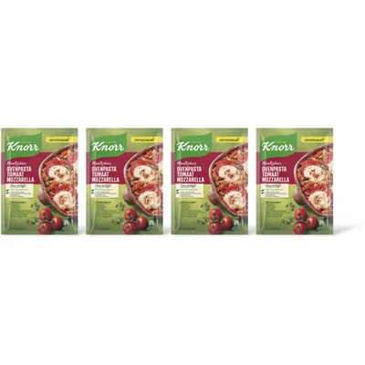 Knorr Ovenpasta tomaat mozzarella 4-pack