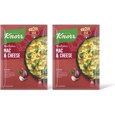 Knorr Maaltijdmix mac & cheese 2-pack