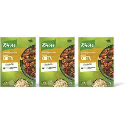 Knorr Wereldgerechten Griekse kofta 3-pack