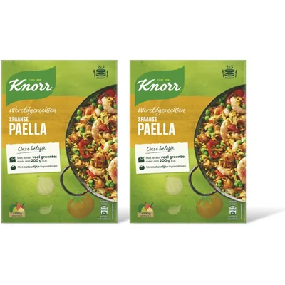 Knorr Wereldgerechten Spaanse paella 2-pack