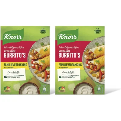 Knorr Wereldgerecht Mexicaanse burritos 2-pack