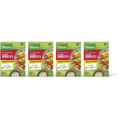 Knorr Wereldgerecht Mexicaanse burritos 4-pack