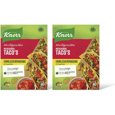Knorr Mexicaanse taco's family 2-pack