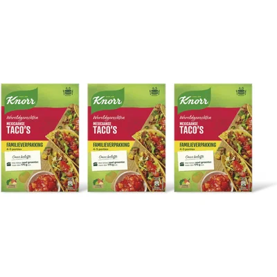Knorr Mexicaanse taco's family 3-pack