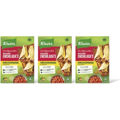 Knorr Mexicaanse enchiladas xl 3-pack