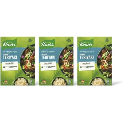 Knorr Wereldgerechten Japanse teriyaki 3-pack