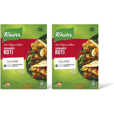 Knorr Wereldgerechten Surinaamse roti 2-pack