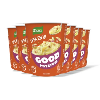 Knorr Good potatoes spek & ui 6-pack