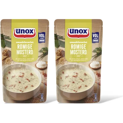 Unox Romige mosterdsoep 2-pack