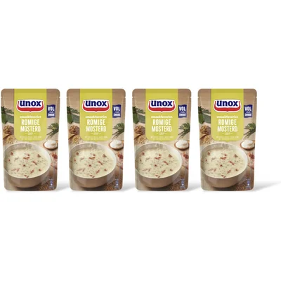 Unox Romige mosterdsoep 4-pack