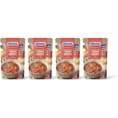 Unox Tomaat groente soep 4-pack