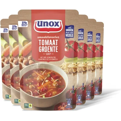 Unox Tomaat groente soep 6-pack