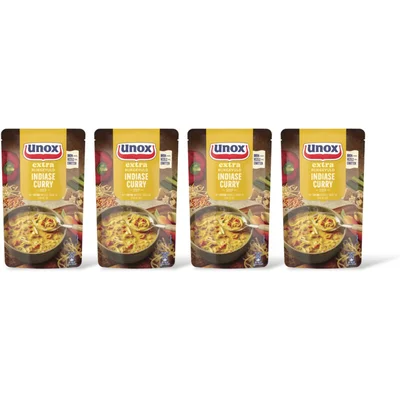 Unox Unox Indiase currysoep 4-pack