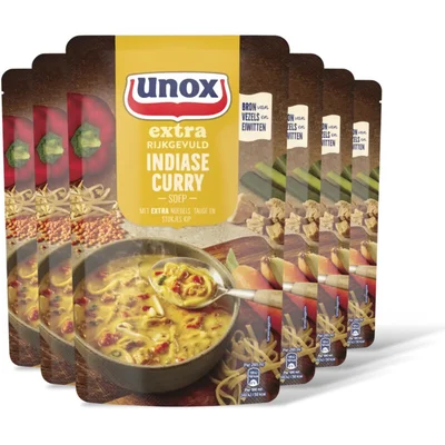 Unox Unox Indiase currysoep 6-pack