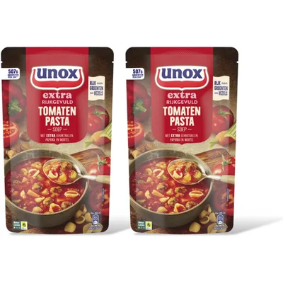 Unox Tomaten pasta soep 2-pack