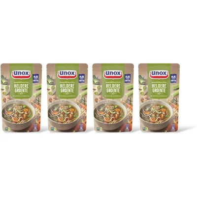 Unox Heldere groentesoep 4-pack