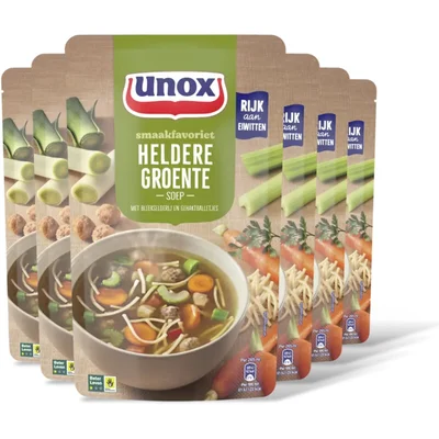 Unox Heldere groentesoep 6-pack