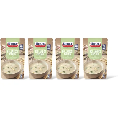 Unox Unox Aspergesoep 4-pack