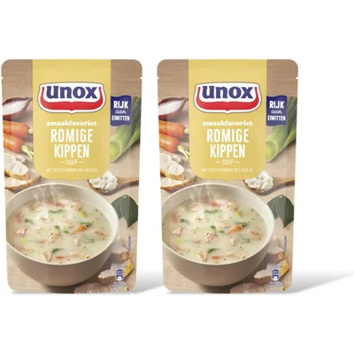 Unox Unox Romige kippensoep 2-pack